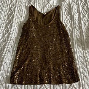Sparkly sequins tank top